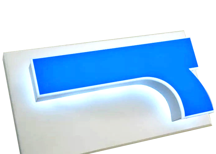 Direct sales led luminous resin letter logo