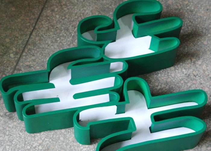 Aluminum letters light box sign