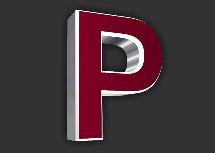 3D Acrylic Edge Illuminated Light Box Letter Sign