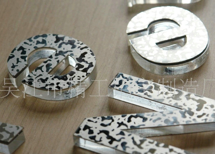 Acrylic three-dimensional cut advertising resin letters