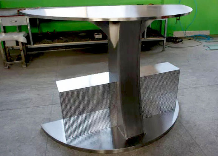 Stainless steel burnishing Special sculpt sign