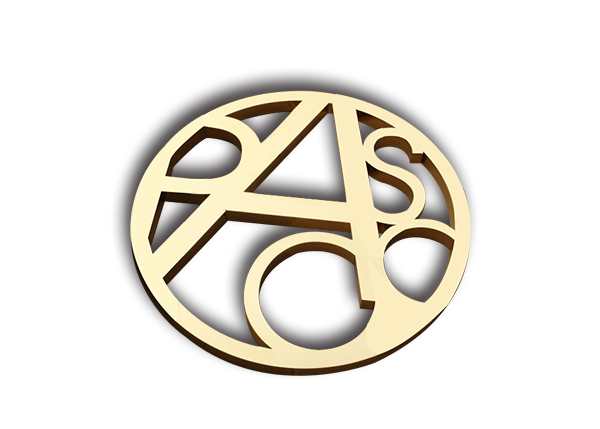 Round polished galvanized stainless steel signs