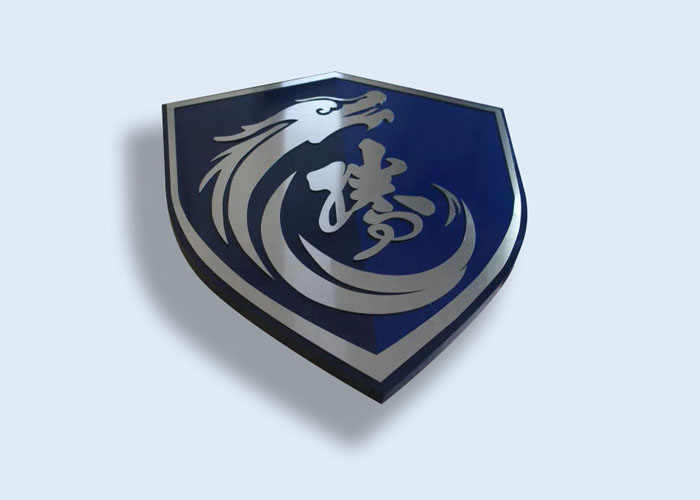 Export paint welded stainless steel metal sign