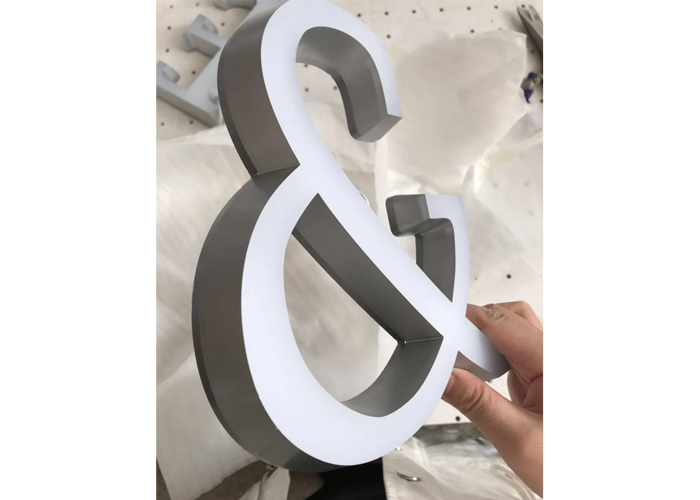 Stainless steel party decoration paint mini letters