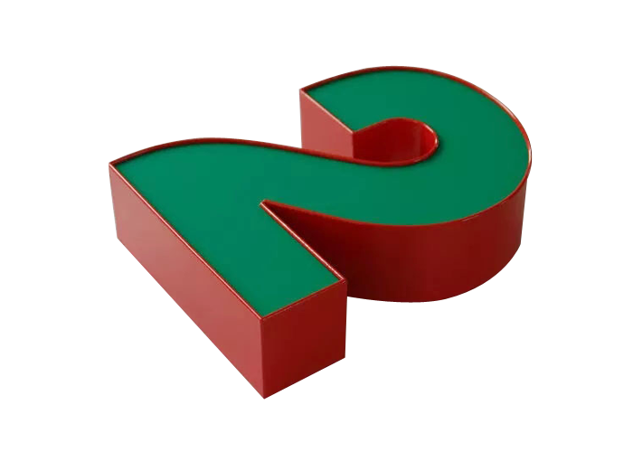 3D outdoor welding Stoving Varnish Letter Signs