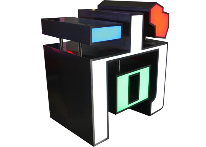 Outdoor advertising signs glowing signs
