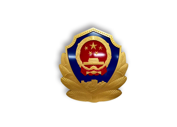 Stainless steel burnishing stoving varnish Badge
