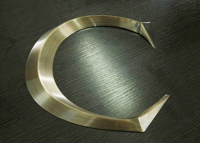 High grade stainless steel three dimensional letter sign