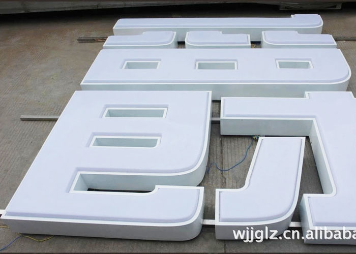 Large outdoor advertising light box signs