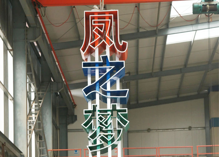 Stainless steel metal model Special sculpt sign