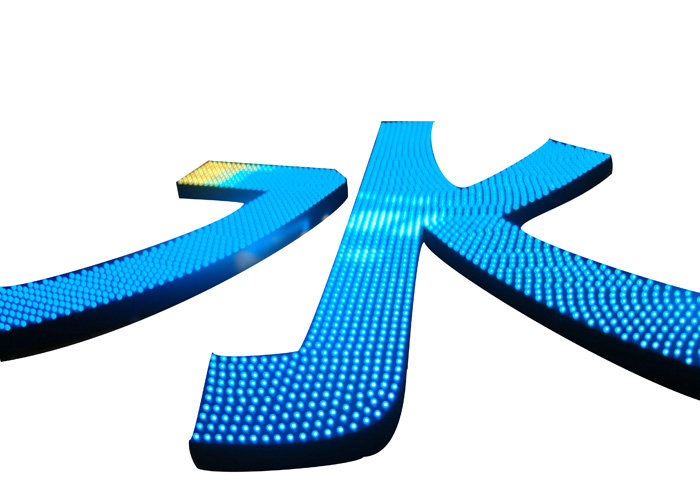 led hole advertisement letter logo